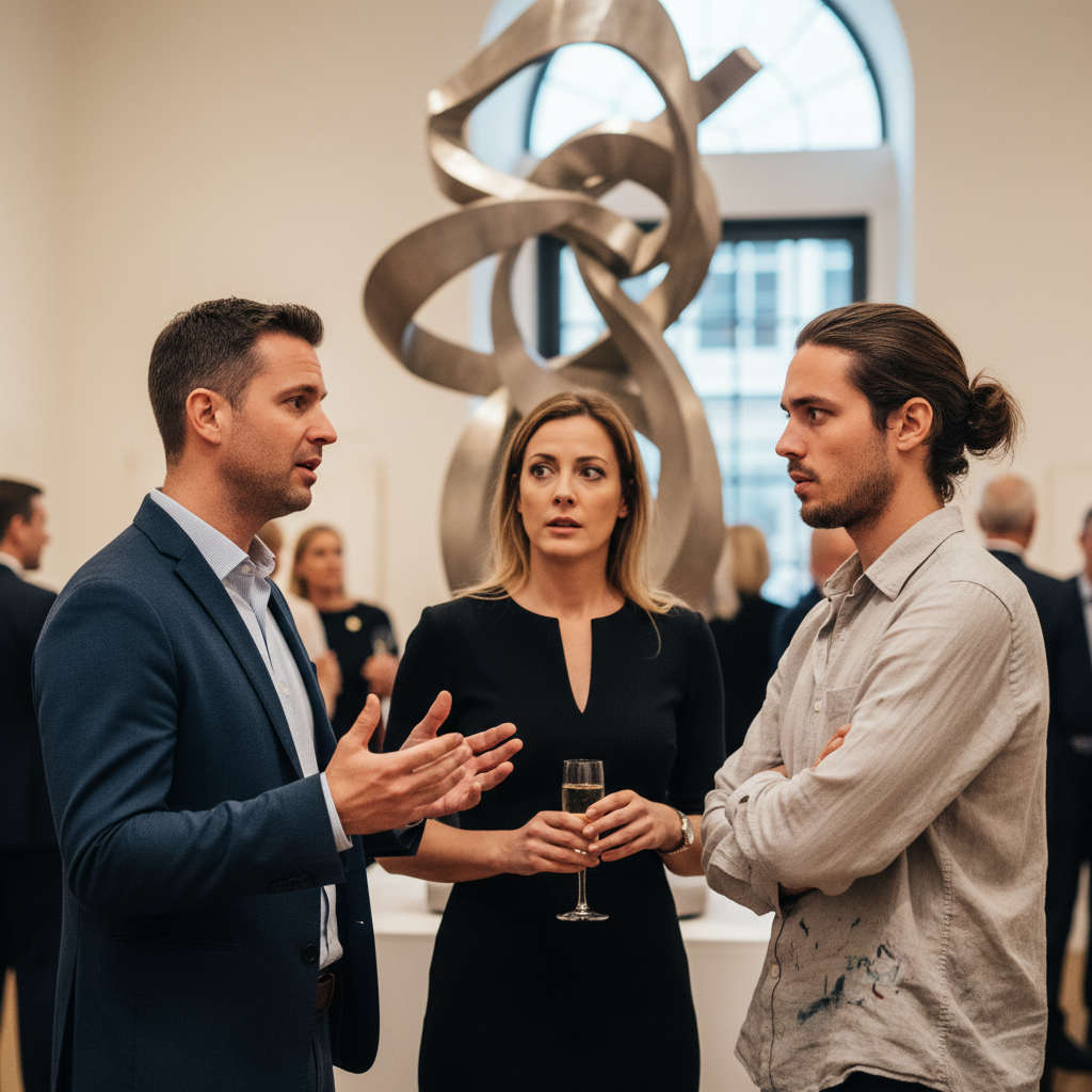 Engineer Asks Boyfriend's Artist Friend The Cost Of Materials For A $20K Sculpture, Learns A Hard Lesson