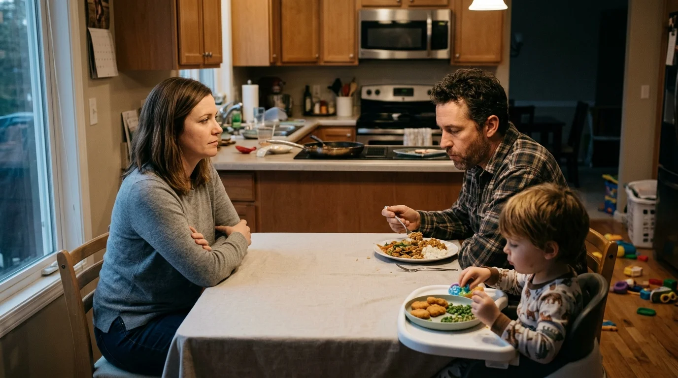 Wife Stops Micromanaging Her Husband, Leaves Him to Deal With Their Overstimulated Daughter