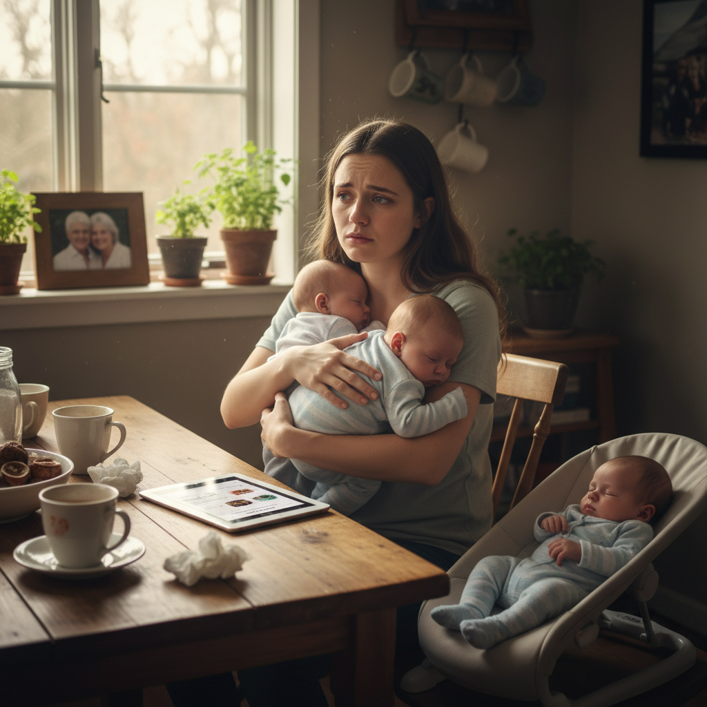 This Mom Told Her Family the Father Abandoned Her Twins, But She Actually Has No Idea Who He Is