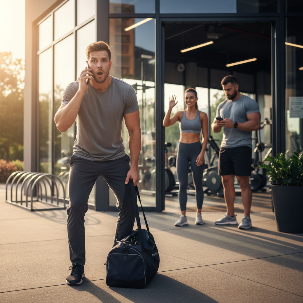 He Asked a Gym Crush to Work Out, Then Her Husband Called to Intercept
