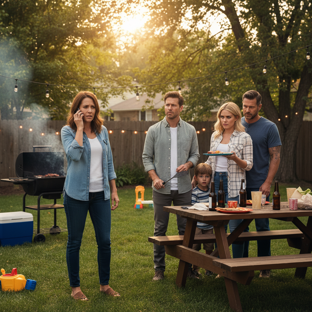 Woman Calls Cops on Uninvited Sister-In-Law After Her Husband Freezes Up at Their BBQ