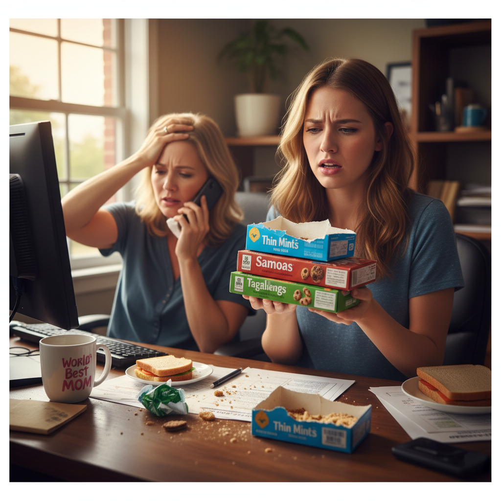 She Ordered Three Boxes of Girl Scout Cookies. After a Coworker's Hungry Teen Intercepted the Delivery, No One Wants to Pay.