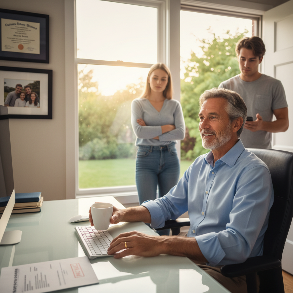 Dad Works 56-Hour Weeks for 20 Years to Fund His Family, Then His Adult Kids Call Him "Lazy" for Taking a 9-5