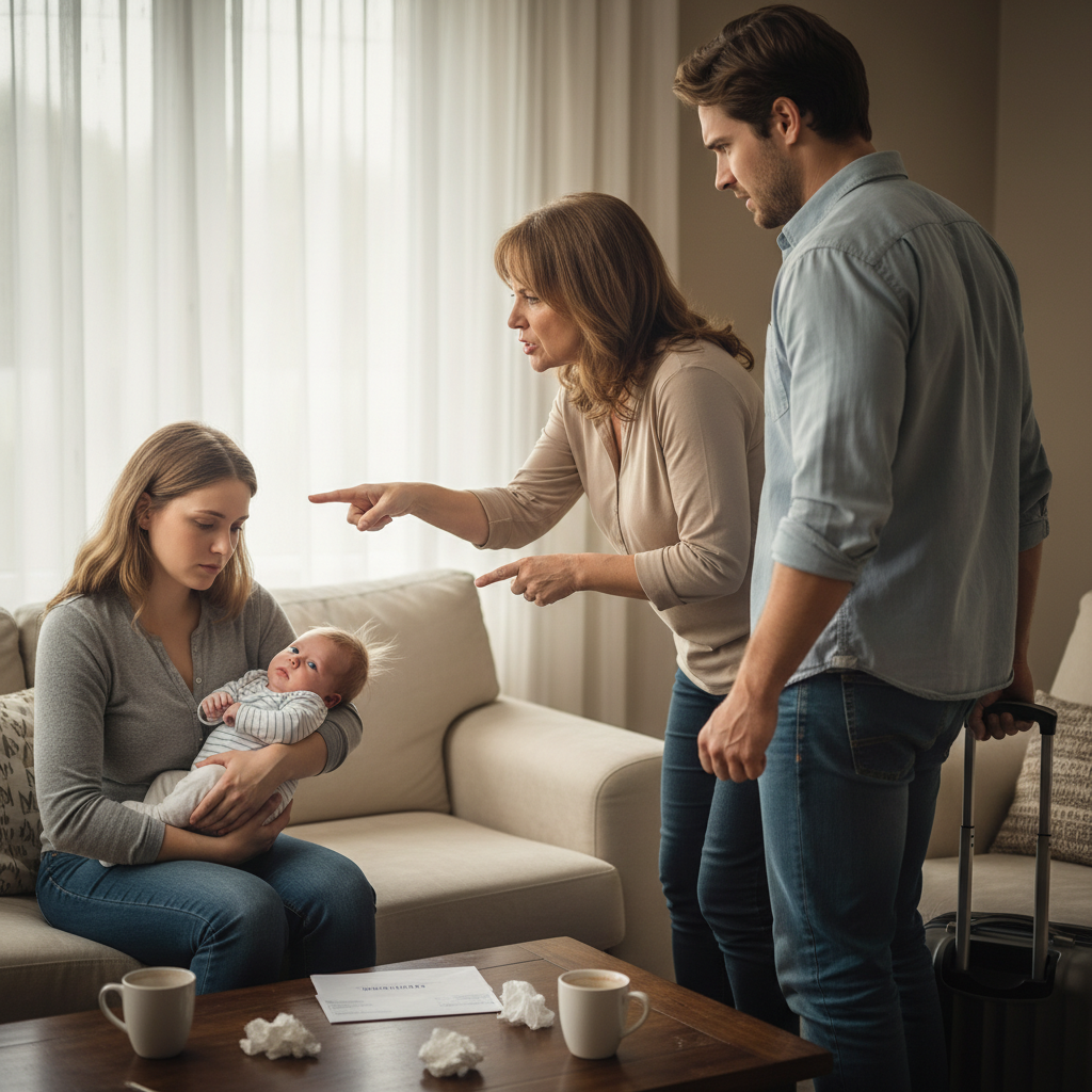 Husband Demands Paternity Test Over Baby's Eye Color, Then Storms Out When The Results Prove Him Wrong