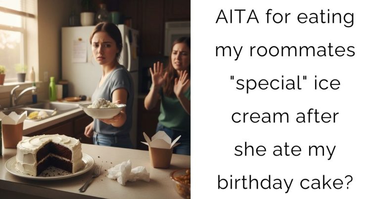 Roommate Devours My Mom’s Homemade Cake, So I Served Her A Cold Scoop Of Revenge