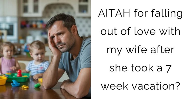 AITAH for falling out of love with my wife after she took a 7 week vacation?