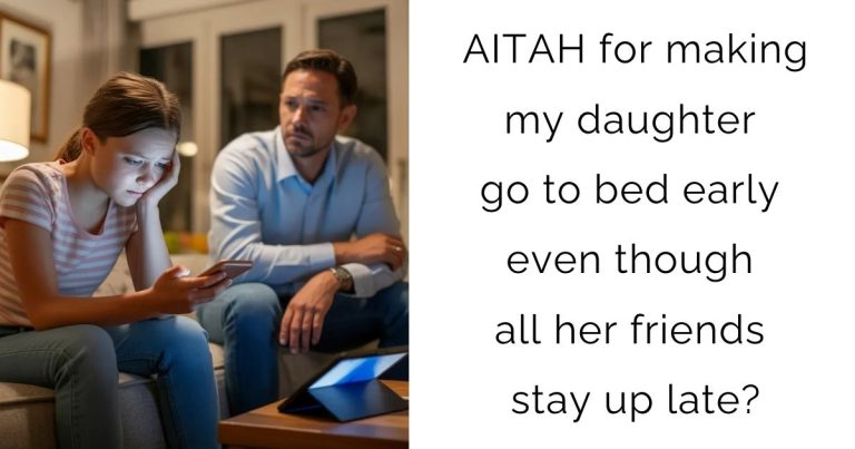 AITAH for making my daughter go to bed early even though all her friends stay up late?