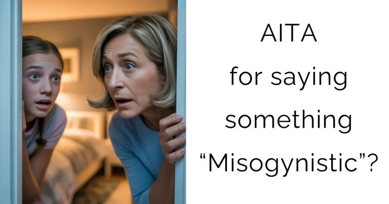 AITA for saying something “Misogynistic”?