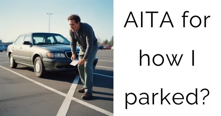 AITA for how I parked?