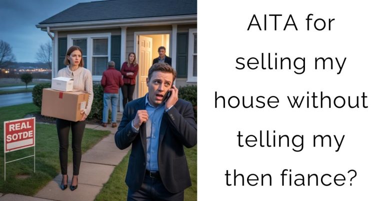 AITA for selling my house without telling my then fiance?