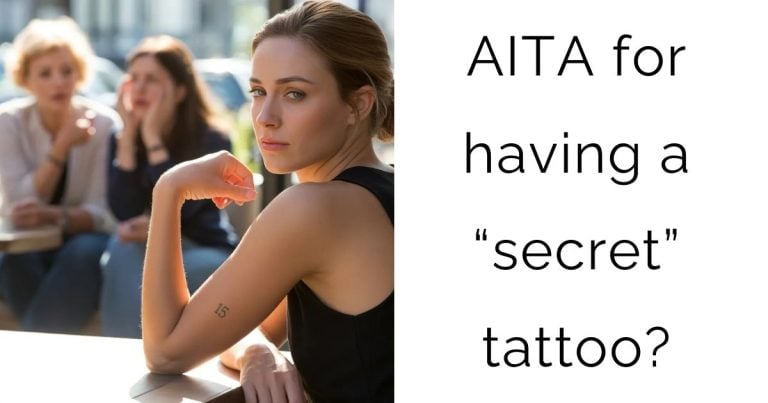 AITA for having a “secret” tattoo?