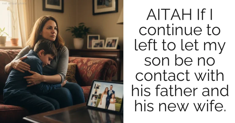 AITAH If I continue to left to let my son be no contact with his father and his new wife.