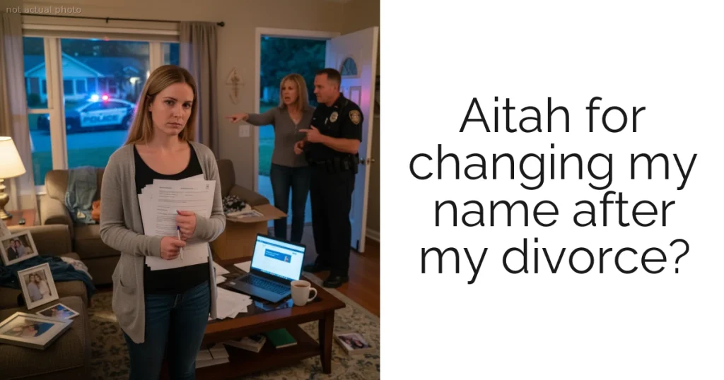 Aitah for changing my name after my divorce?