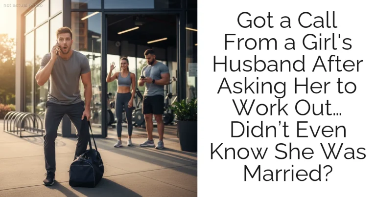Got a Call From a Girl's Husband After Asking Her to Work Out… Didn’t Even Know She Was Married?
