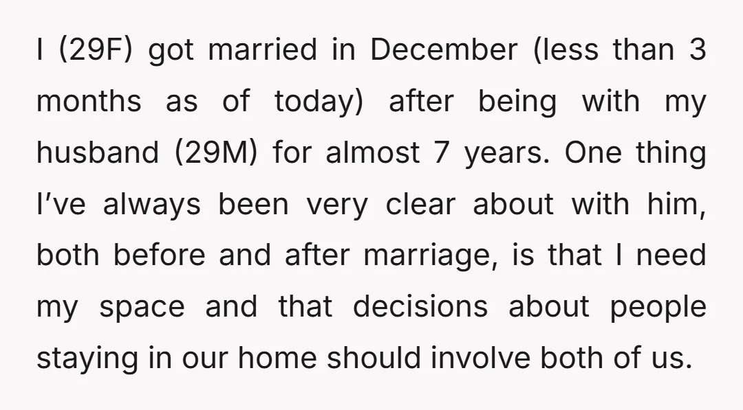 I (29F) got married in December (less than 3 months as of today) after being with my husband (29M) for almost 7 years. One thing I’ve always been very clear...