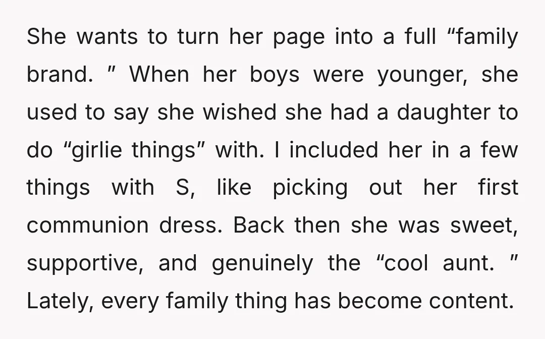She wants to turn her page into a full “family brand. ” When her boys were younger, she used to say she wished she had a daughter to do “girlie...