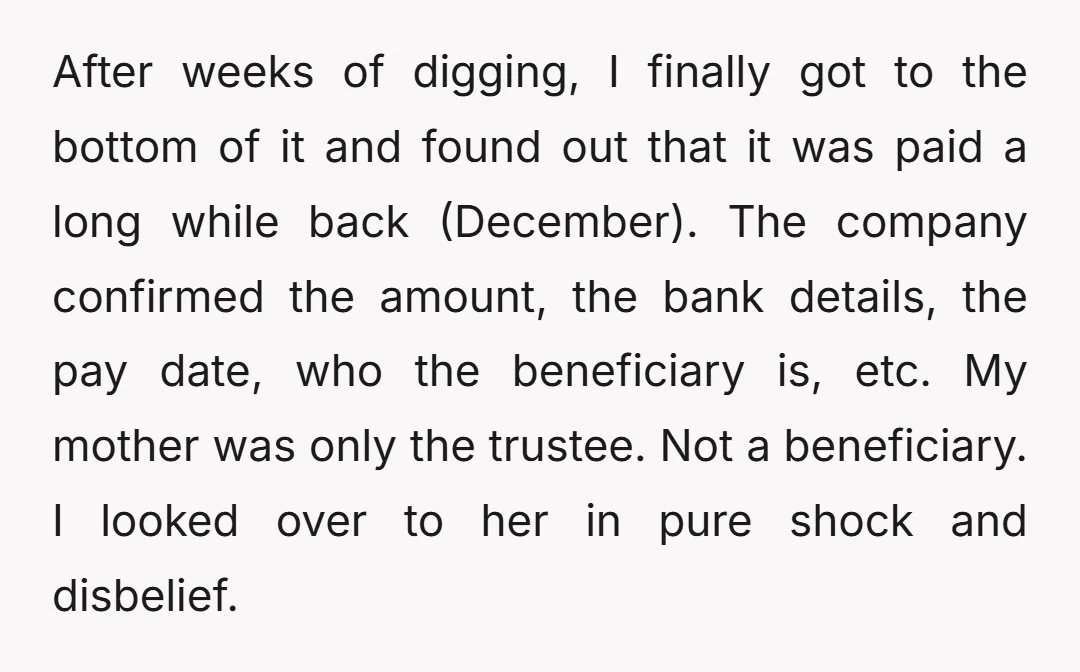 After weeks of digging, I finally got to the bottom of it and found out that it was paid a long while back (December). The company confirmed the amount, the...