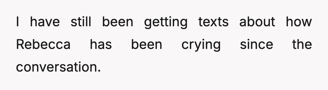 I hung up.