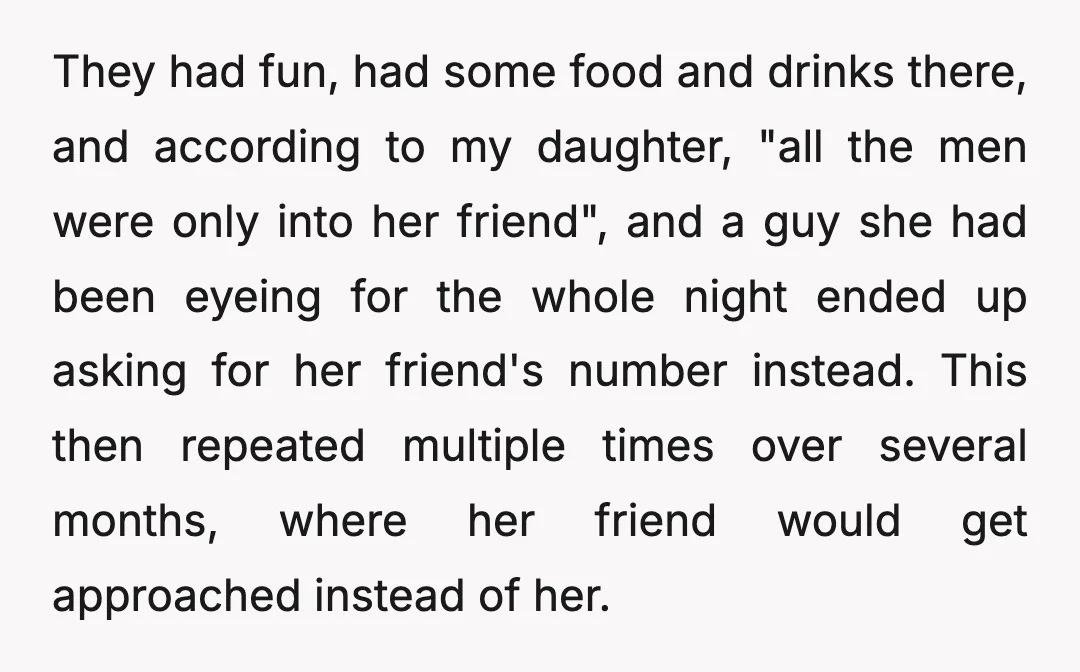 They had fun, had some food and drinks there, and according to my daughter, "all the men were only into her friend", and a guy she had been eyeing for...