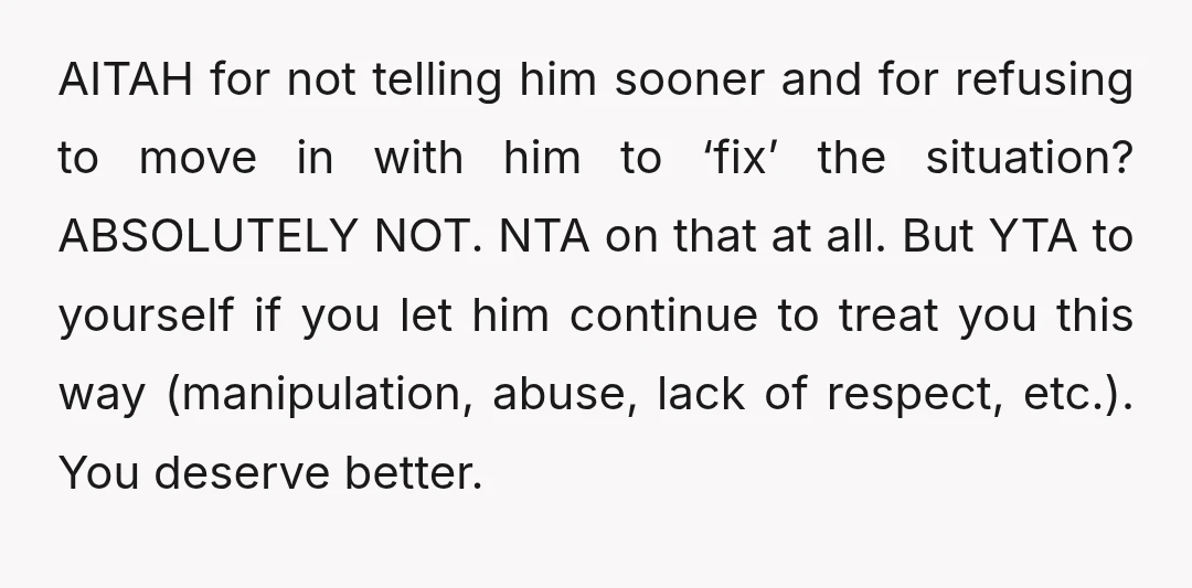 u/Graphite57 There's so many "nope"s in this post it's amazing. You didn't actually "match" with Max at all, he's an insecure arsehole and you're a decent person. There's no "Fix"...