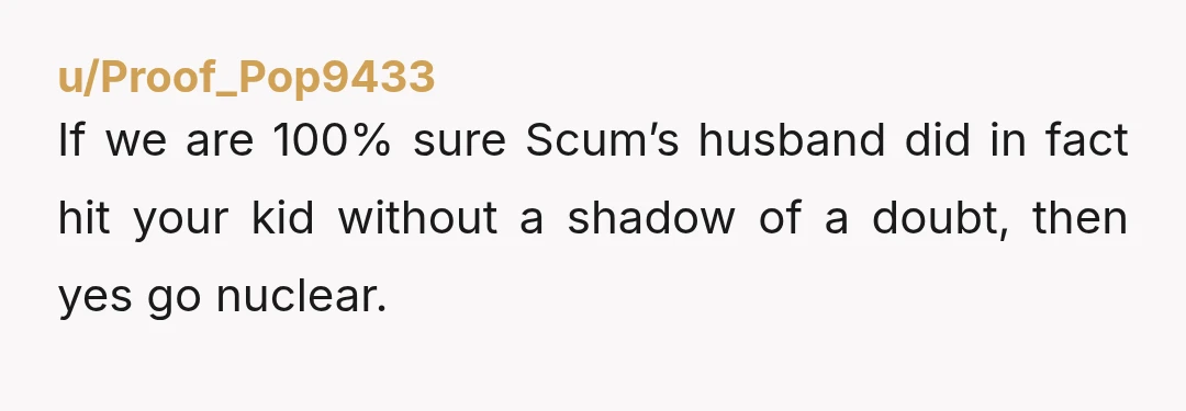 u/mountain_mists NTA and please tell me this means you've gone no contact with MIL now? His entire family deserves to be cut off and you need to get your husband...