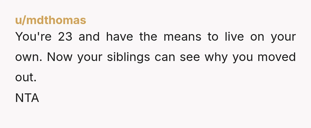 u/Kirin2013 NTA at all. Brother is learning a valuable lesson on life now. Beggars can't be choosers. You aren't a beggar and get to choose however! Edited to add: Doesn't...