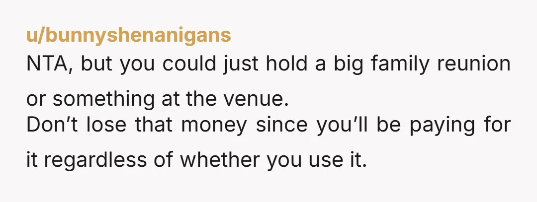 u/Riddleboxboy Wait wait wait what do u mean you STILL need to pay the venue? The hell you do! That's what the deposit is for. Do not give them another...