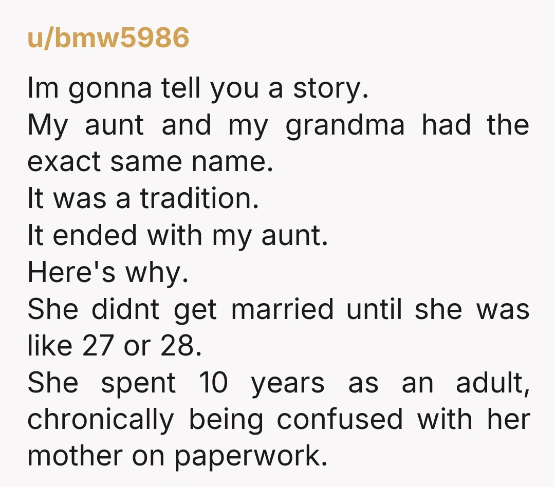 u/No_Fault_2268 NTA, but why keeping this person's last name? You have divorsed.