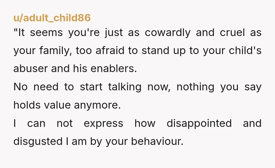 u/Upbeat_Vanilla_7285
You have a husband problem.
He didn’t handle it.
Time to take a breath and think if this is what you want your life to look like.