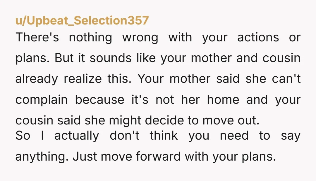 u/StangF150 I'm still trying to wrap my brain around Cousin moving in with OP 22 years ago, when Cousin was 28, due to poor financial decisions, and yet apparently has...