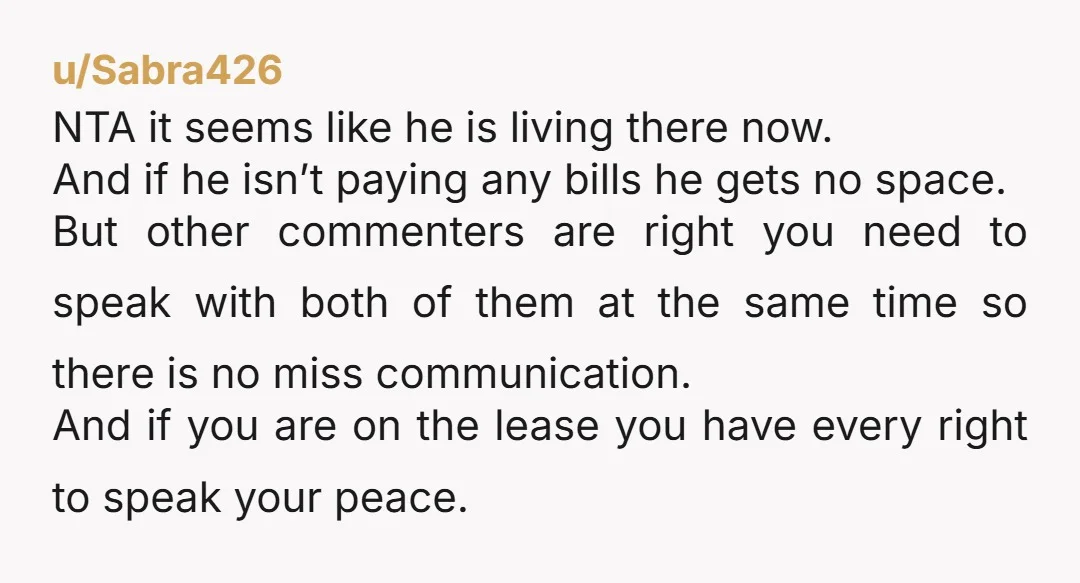 u/The_Broke-mom Ewww…so many red flags from this guy. Your roommate needs to wake up and smell the roses. He’s planning to just take over her life and use her as...