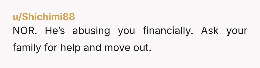 u/rocketmn69_
Tell him, "If I can't have one night in a hotel, then you are not going away anywhere again. Call your buddies and cancel
