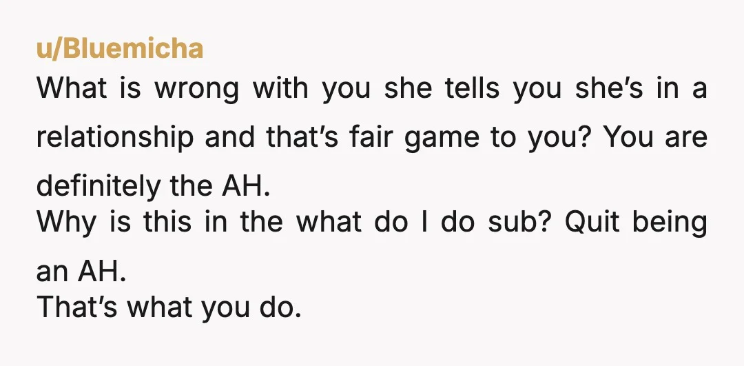 u/FTM_Pride_ She might be down to cheat on her husband aka not leading you on. But do you really need/want that? I wouldn't want that. Especially knowing the husband doesn't...