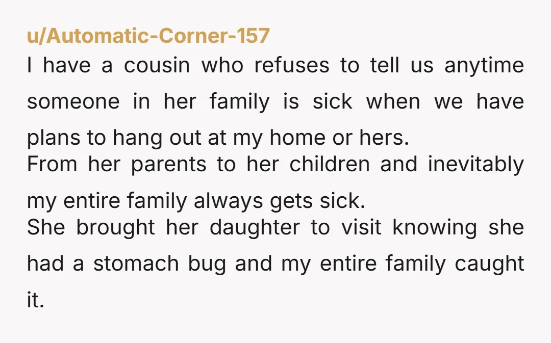 u/romaineroy im sorry people are being needlessly combative in the comments. it's perfectly reasonable not to want to get sick every time your boyfriend visits you. youve said in other...