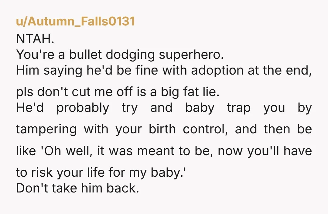 u/Mayana76 NTA. This discussion could have happened sooner, but what’s done is done. You are not compatible and one of you would have to compromise were you to carry on...