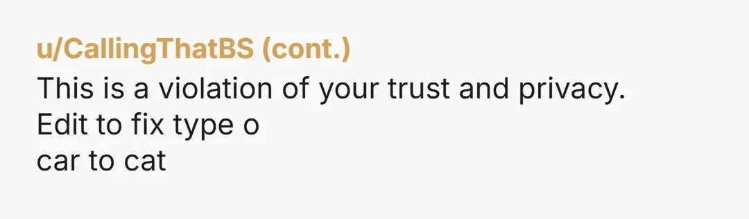 u/Few-Ground-9015 NTA. I don't feel the message is harsh and you have even taken the time to explain WHY you're feeling the way you are. I do suspect she might...