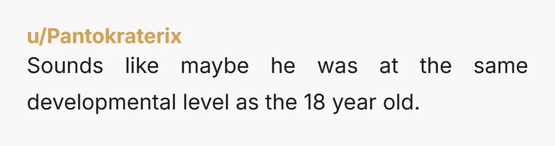u/CampusTour Such an obvious NTA that I'm going to caveat mine by saying "Assuming that this is actually the whole story here." because this all reads way too tight and...