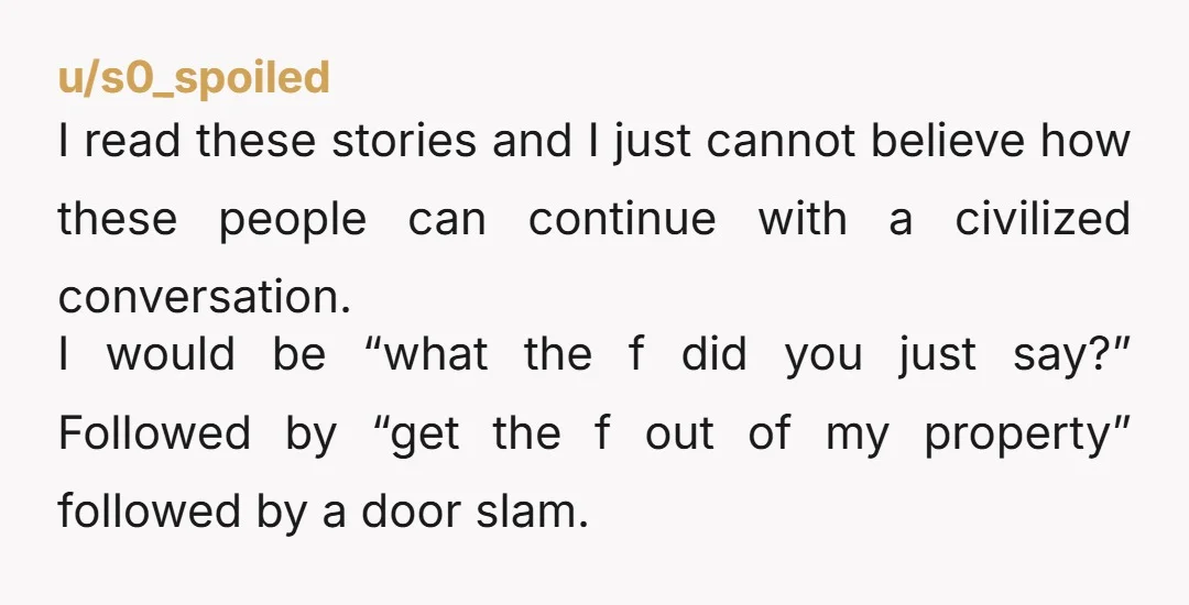 u/rendapike
NTJ.
You’re in your own home, her issue is with her husband’s behavior, not your clothes.
You handled it pretty reasonably imo