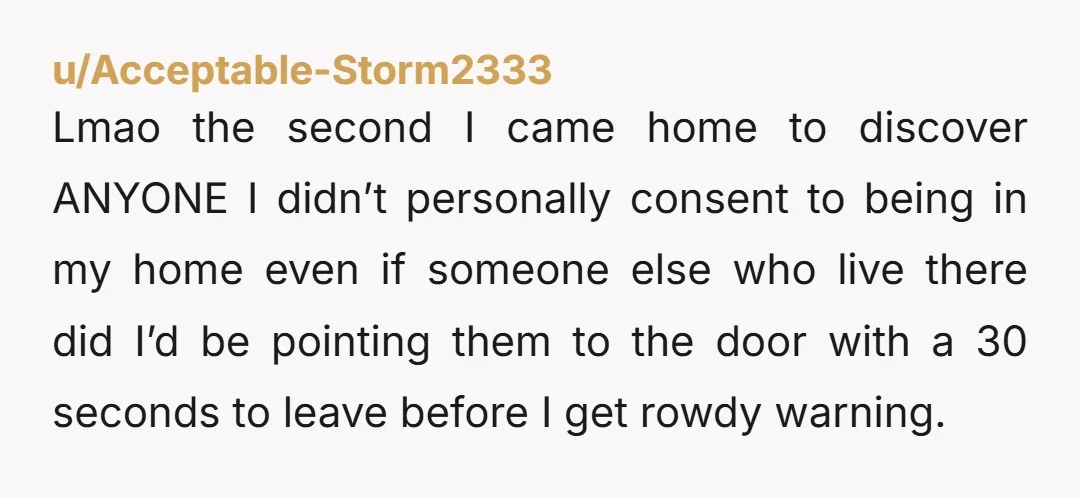 u/Bulky-Measurement684 Since the inlaws are going home today, you will need to guide your daughter snd sil to set the boundaries of what feels comfortable to you. It sounds like...