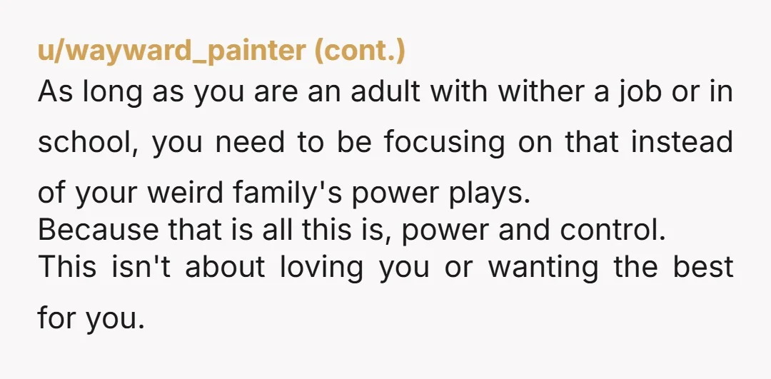 u/nylanderfan NTA. Entire family is toxic. Your dad is an idiot for choosing his partner's hissy fit over providing you basic needs like shelter
