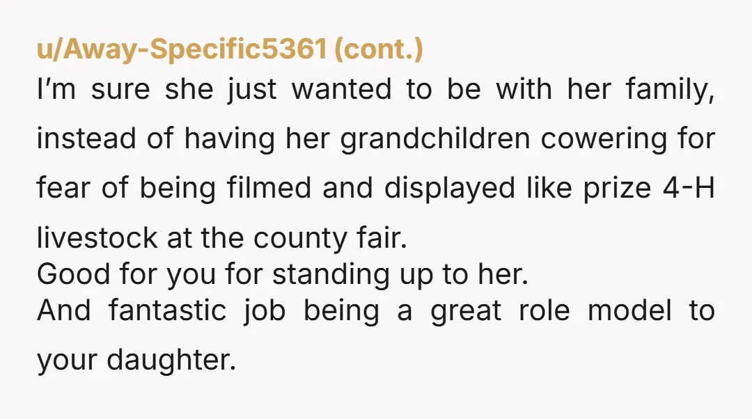 u/NapQueenSurpreme As soon as your daughter told you she doesn’t want to be on her page you should have told SIL to take the videos with her in off, S...