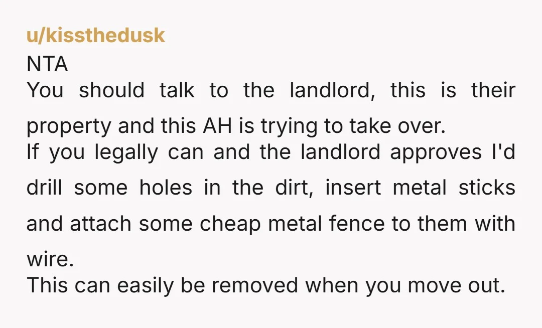 ...  maybe i should've just gone to the landlord from the start, my partner thinks so too.   So if I understand this, it's not your property that you own,...