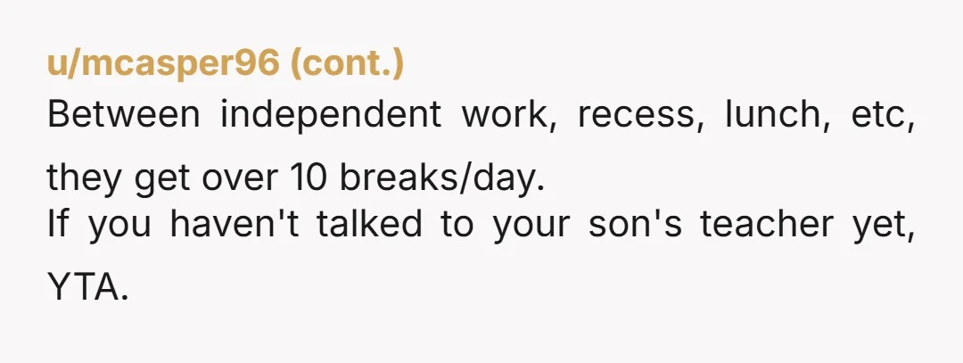 u/Commercial_Dust2208 YTA- Do yoh normally make it a habbit of not hearing the other side? This type of behavior is why teachers quit. If she is as bad as your...