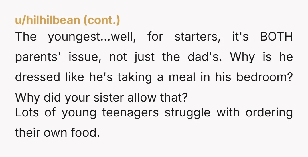 u/cuzguys NTA , what's amazing is sister in law doesn't seem to have a problem with this behavior.