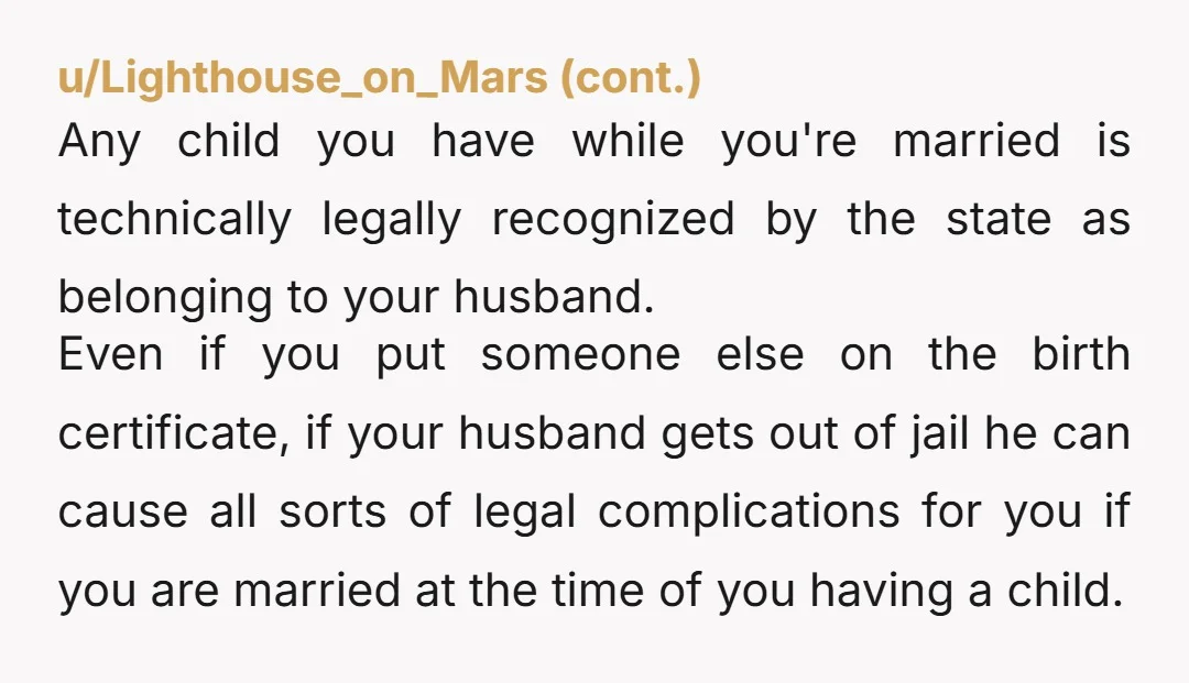 u/Veridical_Perception YTA for not getting a divorce before moving on. You've had 5 years. Why haven't you done it? You're not "technically" married. You're LEGALLY married. There is no technicality...