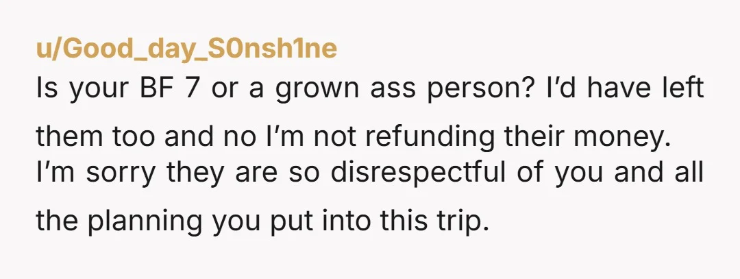 u/Dorsai56 If she wants to go she needs to set an alarm and get her ass up. You are not her mom or her keeper. You tried, she refused, she...