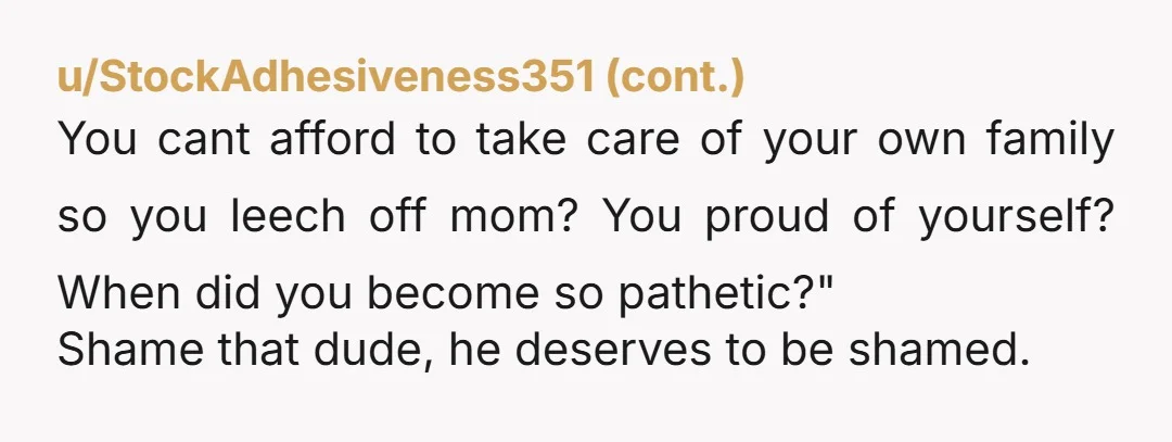 u/joemc225 Sell the house and cancel the car payments. There's zero reason for her to be maintaining, insuring and paying taxes on a home that she isn't at least safely...