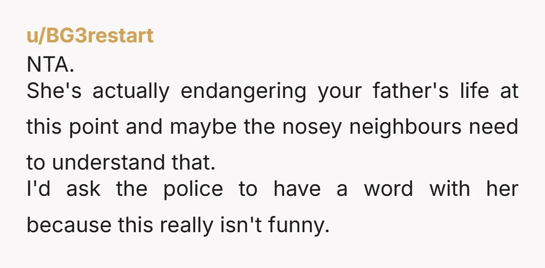She's fixated on trespassing and proving that she can do whatever she pleases, and is surrounded by neighborhood dimwitts who protect her sense of entitlement. You need to make things...