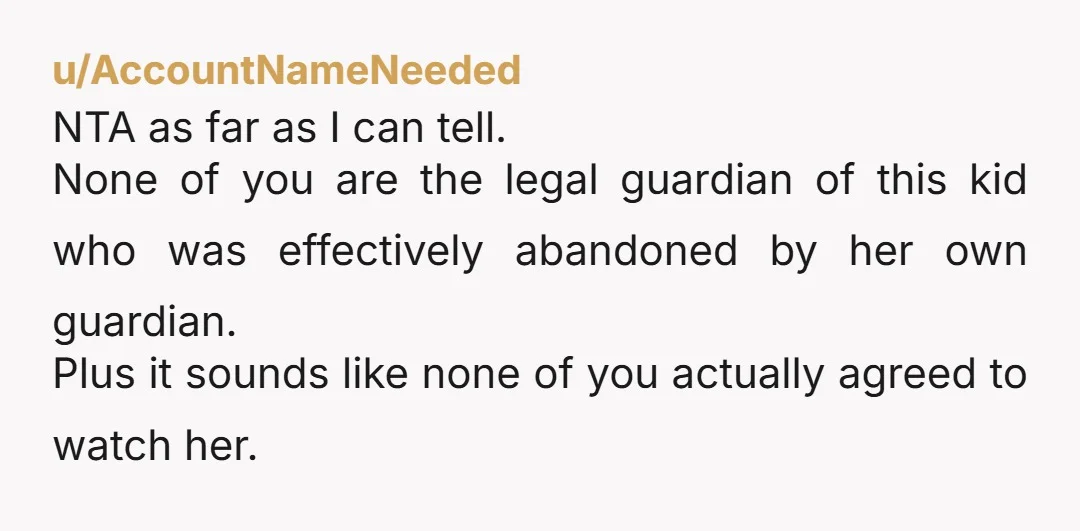u/Grumpy_Sober_Driver NTA. Not your circus, not your monkeys. Your sister though is TA.
