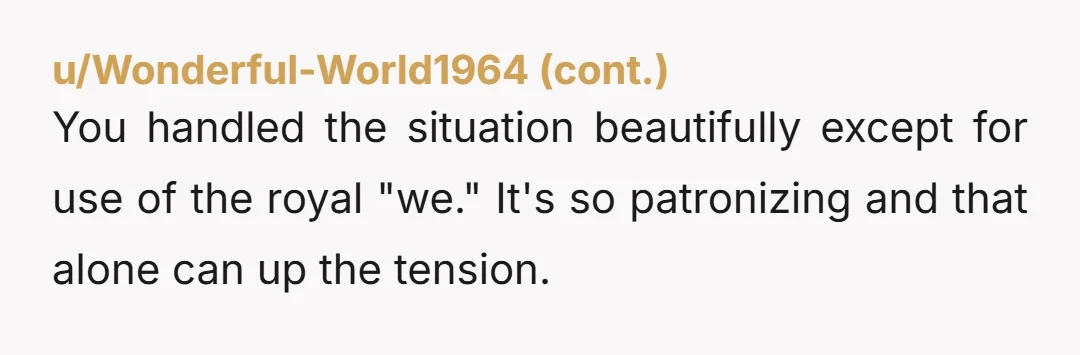 u/_corndog__ So people that they had cut in front of were upset that you made them go back behind them? That doesn't make much sense. YTA for making this nonsense...